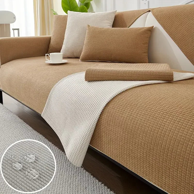 Alvor Kaymaz Tabanlı Koltuk Örtüsü Seti