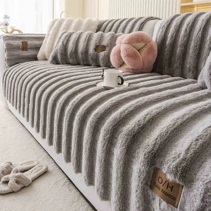 Pufel Kaymaz Tabanlı Koltuk Örtüsü Seti